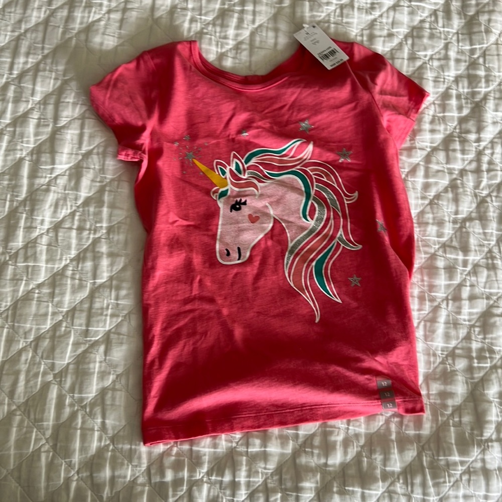 Unicorn shirt sleeve top